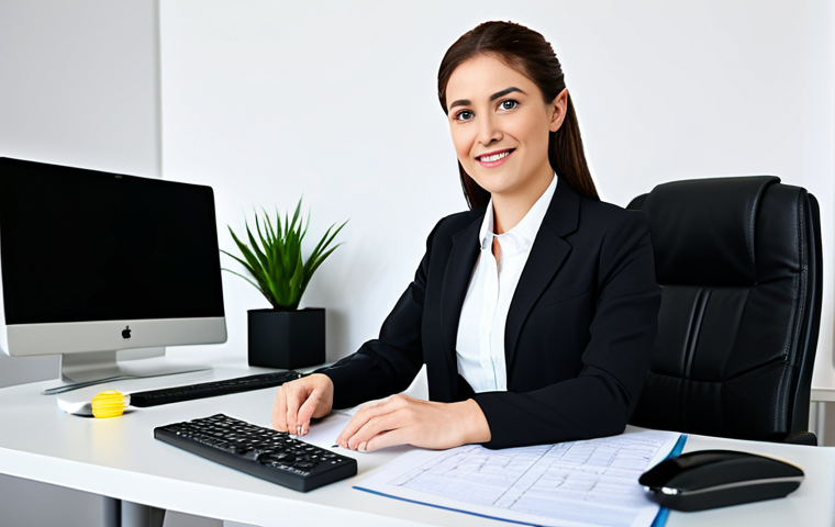 Professional Office Scene**

"A professional businesswoman in a modest business suit, sitting at a desk in a modern office, fully clothed, appropriate attire, safe for work, perfect anatomy, natural proportions, professional photography, high quality, well-formed hands, proper finger count, natural body proportions, professional dress, family-friendly.  Background includes a computer monitor displaying a spreadsheet, and a potted plant on the desk.  Focus on a clean and well-lit workspace."

**