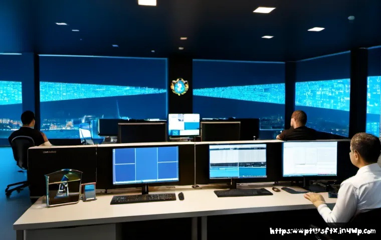 Home 17 보안 오케스트레이션의 채널 통합 전략 - Photorealistic modern cybersecurity operations room in São Paulo, Brazil, diverse Portuguese-speakin...